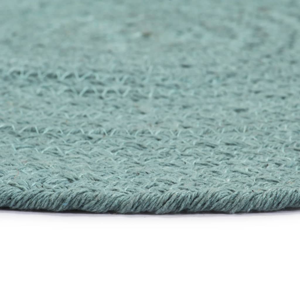 Vidaxl -Placemats 4 Sts rund 38 cm Baumwollschaltgrün