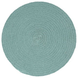 Vidaxl Placemats 6 sts Round 38 cm cotton plain green