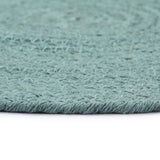 Vidaxl Placemats 6 sts Round 38 cm cotton plain green