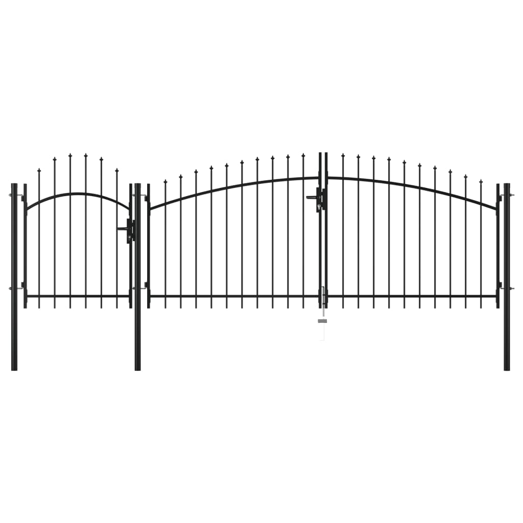 Vidaxl Port 1.75x4 M stål sort