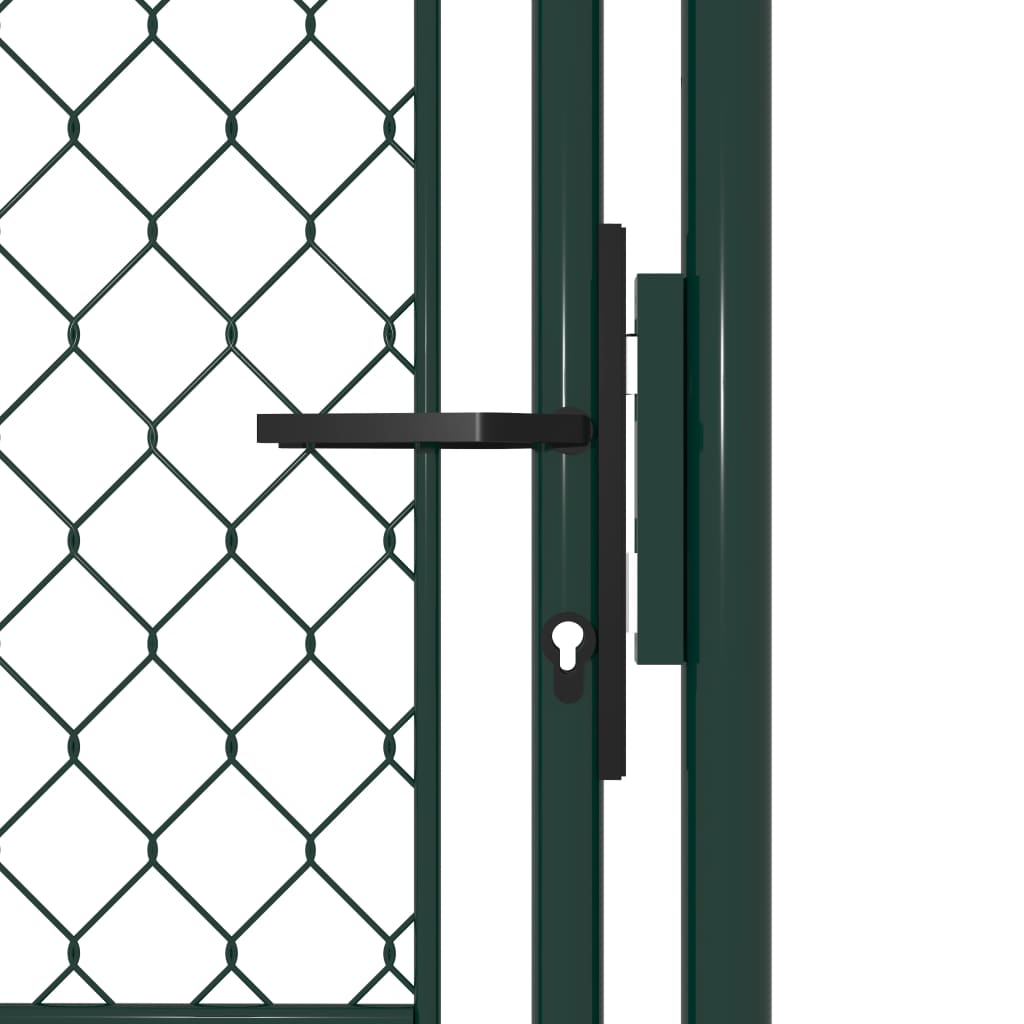 Vidaxl port 100x125 cm Stahl gréng