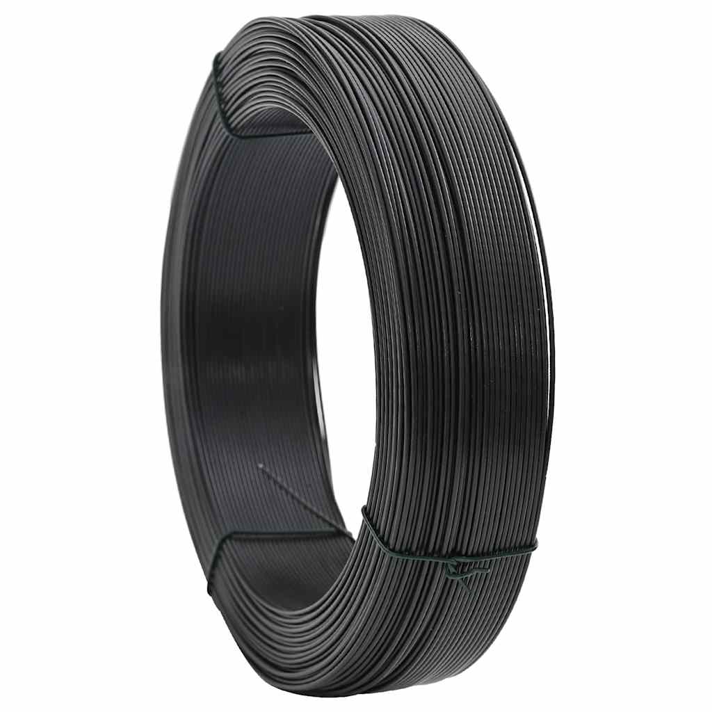Vidaxl Hekbind -Gewinde 250 m 1,4 2 mm Stahlanthrazit