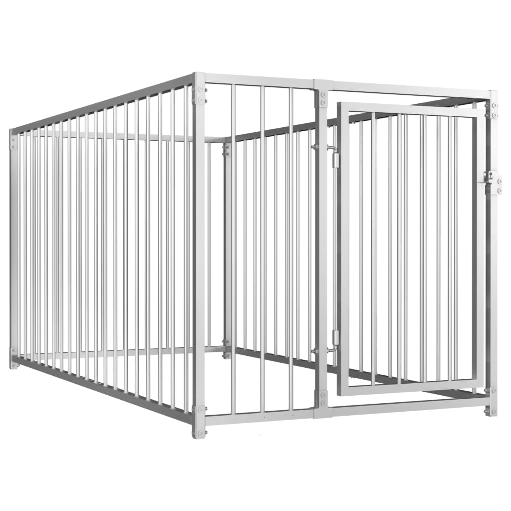 Vidaxl Dog Kennel til udenfor 100x200x100 cm