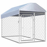 Vidaxl Dog Kennel for Outside with Roof 200x100x125 cm