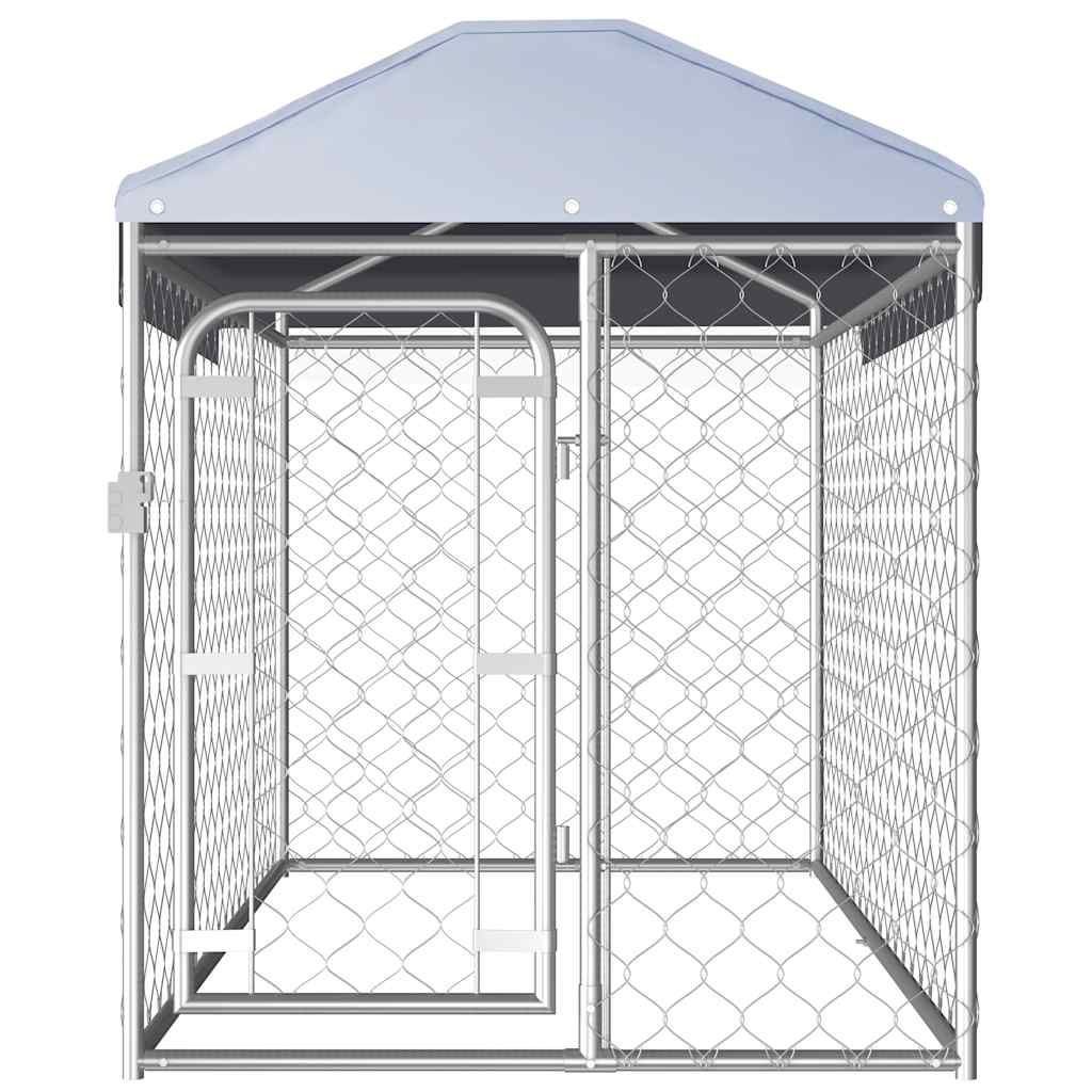 Vidaxl Dog Kennel for Outside with Roof 200x100x125 cm