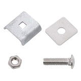 Vidaxl Raster mat connection 25 Sets Anthracite