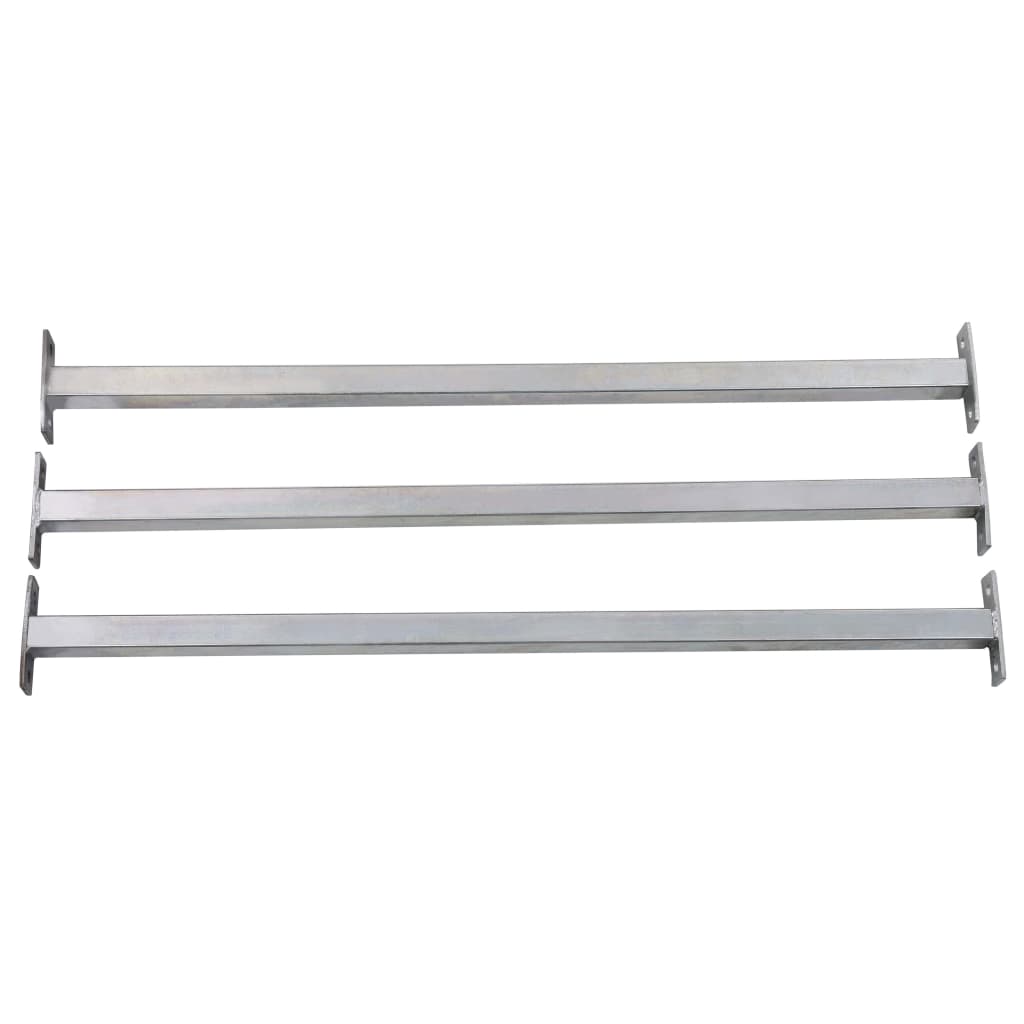 Vidaxl BarrièResangen regolabile 3 pezzi 710-1200 mm