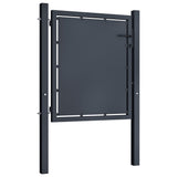 Vidaxl Port 100x75 cm stål antracit