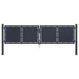 Port vidaxl 300x75 cm stalowy antracyt