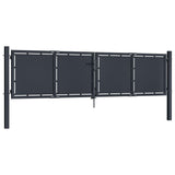 Port vidaxl 300x75 cm stalowy antracyt