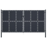 Vidaxl -Port 400x175 cm Stahl -Anthrazit