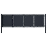 Vidaxl port 350x75 cm steel anthracite