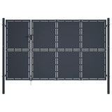 Vidaxl port 350x150 cm steel anthracite
