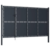 Vidaxl port 350x150 cm steel anthracite