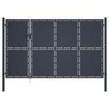 Vidaxl -Anschluss 350x175 cm Stahlanthrazit