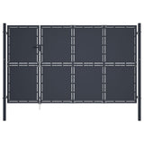 Vidaxl -Anschluss 350x200 cm Stahlanthrazit