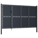 Vidaxl -Anschluss 350x200 cm Stahlanthrazit