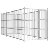 Vidaxl Dog Kennel pour l'extérieur de 450x150x185 cm