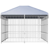 Vidaxl Hond Kennel fir dobausse mam Daach 300x300200 cm