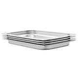 Vidaxx gastronormbeholdere 4 stk gn 1 1 40 mm rustfritt stål