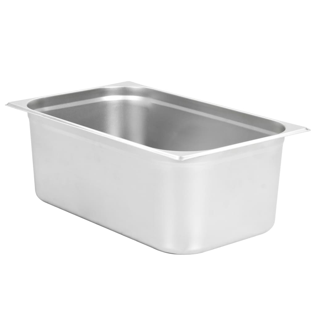 VidaXL Gastronormbakken 2 pc gn 1 1 200 mm stainless steel