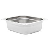 Vidaxl Gastronormbakken 4 PCS GN 1 2 100 mm z nerezové oceli