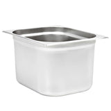 Vidaxx gastronorm containere 2 stk GN 1 2 200 mm rustfritt stål