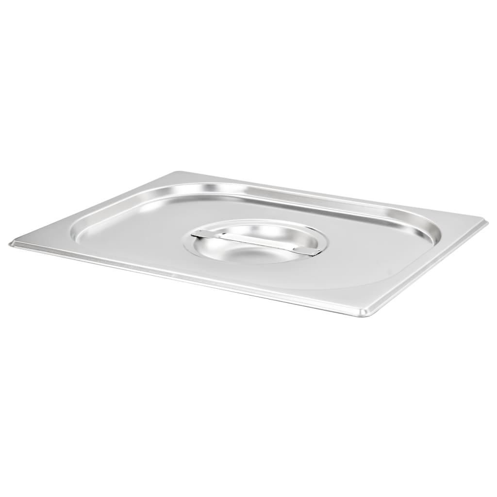 Vidaxl Lids 2 PCS pro GN 1 2 stupnice nerezová ocel