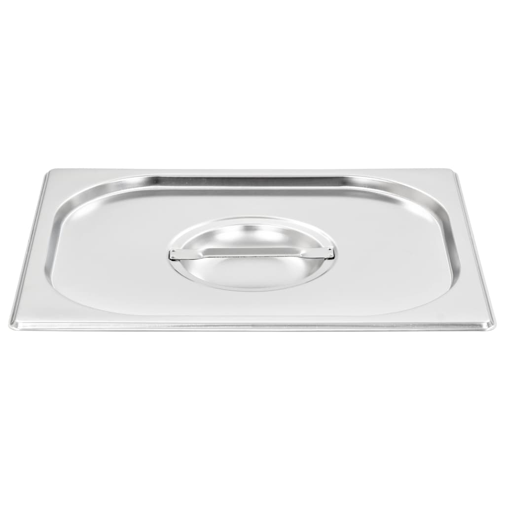 Vidaxl Lids 2 PCS pro GN 1 2 stupnice nerezová ocel