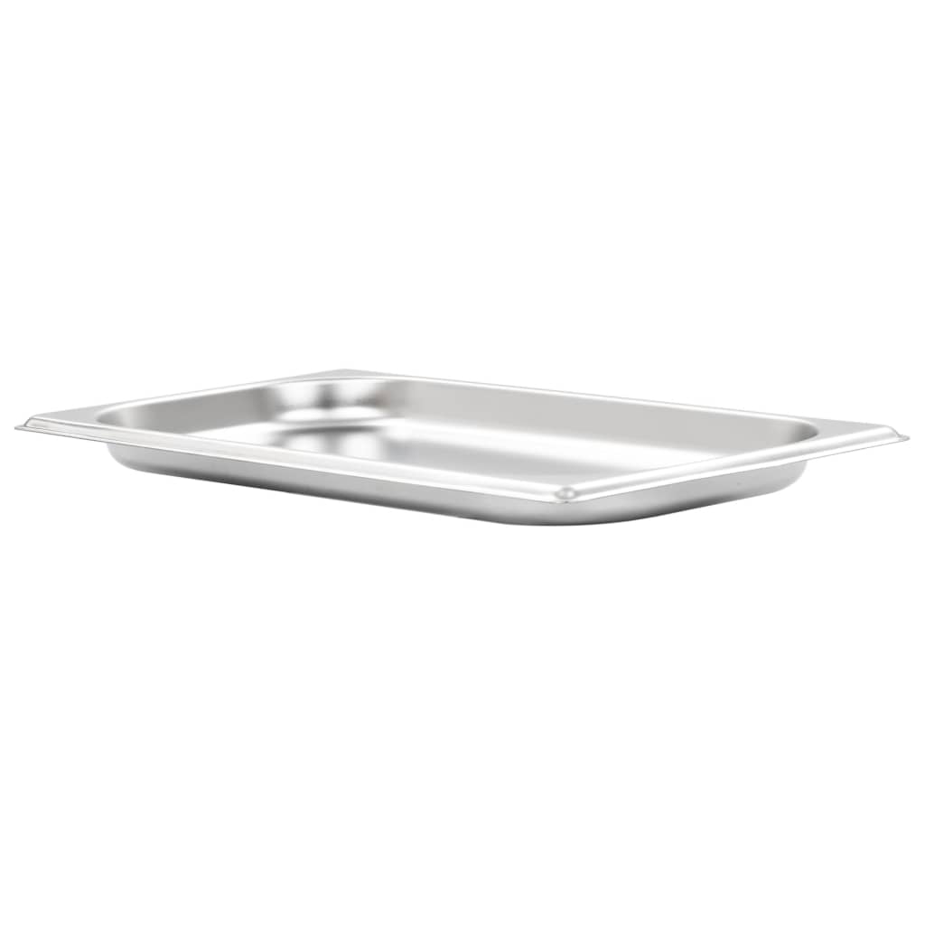 Vidaxl gastronombakken 12 pc Gn 1 3 20 mm nerjavno jeklo