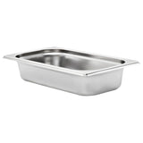 Vidaxl gastronombakken 8 pc Gn 1 3 65 mm nerjavno jeklo