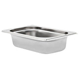 Vidaxl Gastronormbakken 8 PC GN 1 4 65 mm rustfritt stål