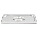 Vidaxl Lids 4 PCS pro GN 1 4 stupnice nerezová ocel