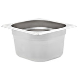 Vidaxl gastronombakken 12 pc Gn 1 6 100 mm nerjavno jeklo
