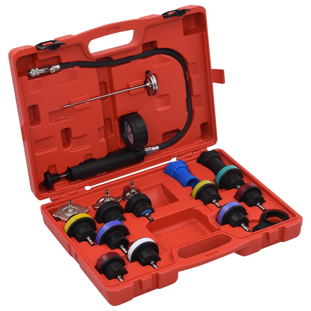 Vidaxl 18-part cooling system and radiator pressure testing set