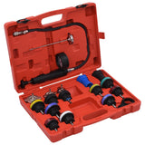 Vidaxl 18-part cooling system and radiator pressure testing set