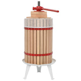 Vidaxl Fruit and Wine Press s taškou tkaniny 24 l dubu