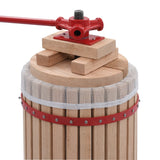 Vidaxl Fruit and Wine Press s taškou tkaniny 24 l dubu