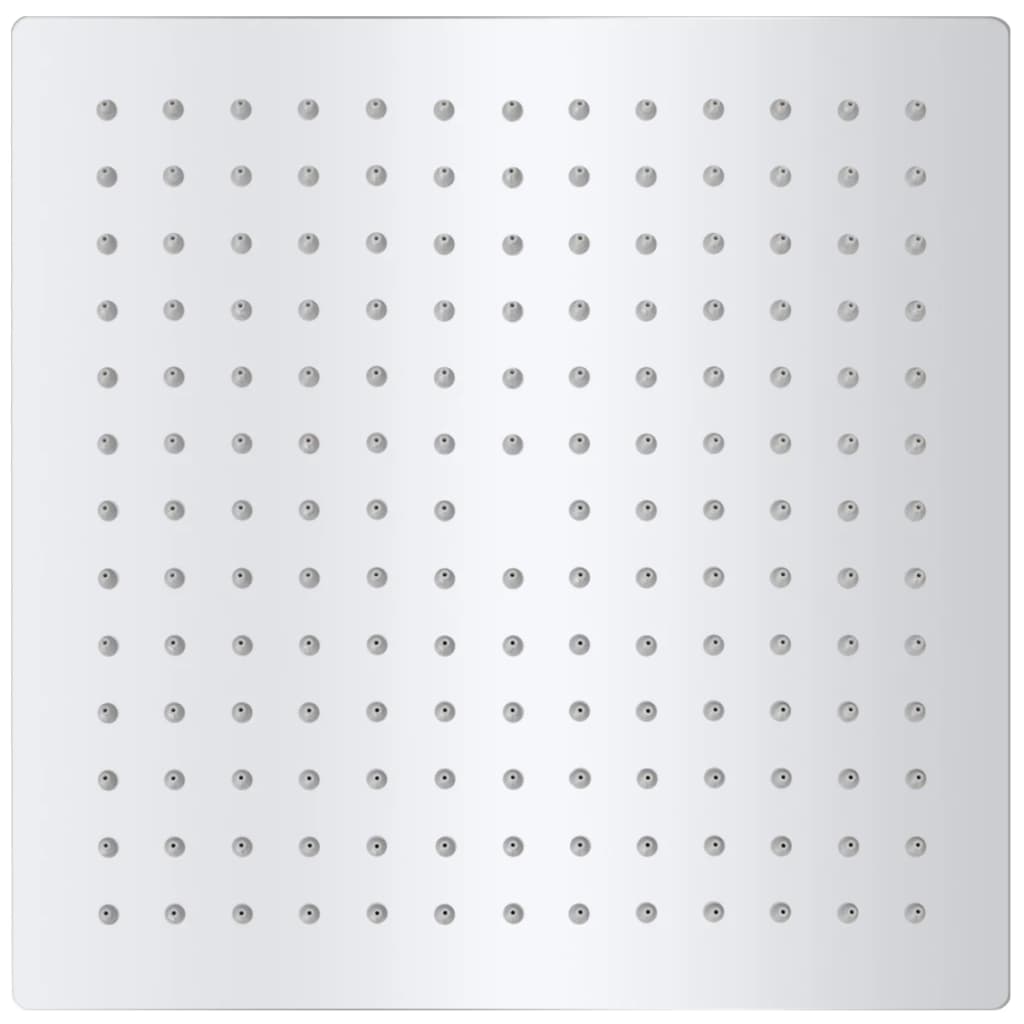 VidaXL Lietaus dušo galvutė 2 vnt 25x25 cm nerūdijančio plieno