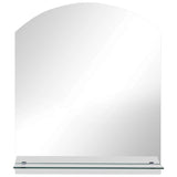 Miroir mural Vidaxl avec étagère de 30x50 cm en verre durci