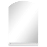 Vidaxl Wall Mirror med hylde 40x60 cm hærdet glas