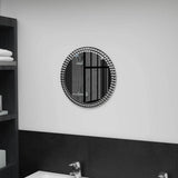 Miroir mural vidaxl Verre trempée de 40 cm