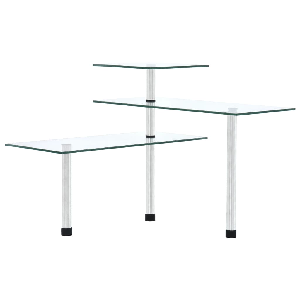 VidaXL corner cupboard kitchen 3-layer hardened glass