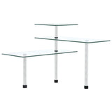VidaXL corner cupboard kitchen 3-layer hardened glass