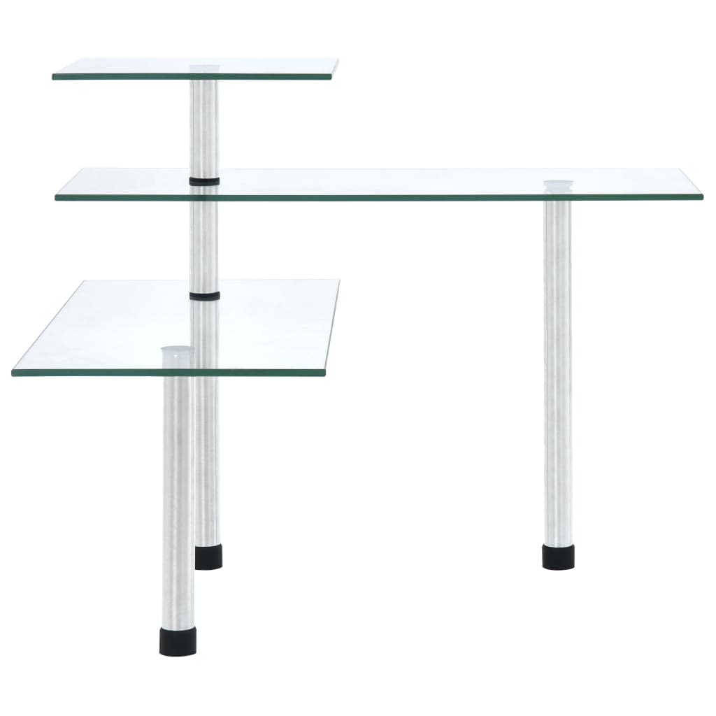 VidaXL corner cupboard kitchen 3-layer hardened glass