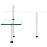 VidaXL corner cupboard kitchen 3-layer hardened glass