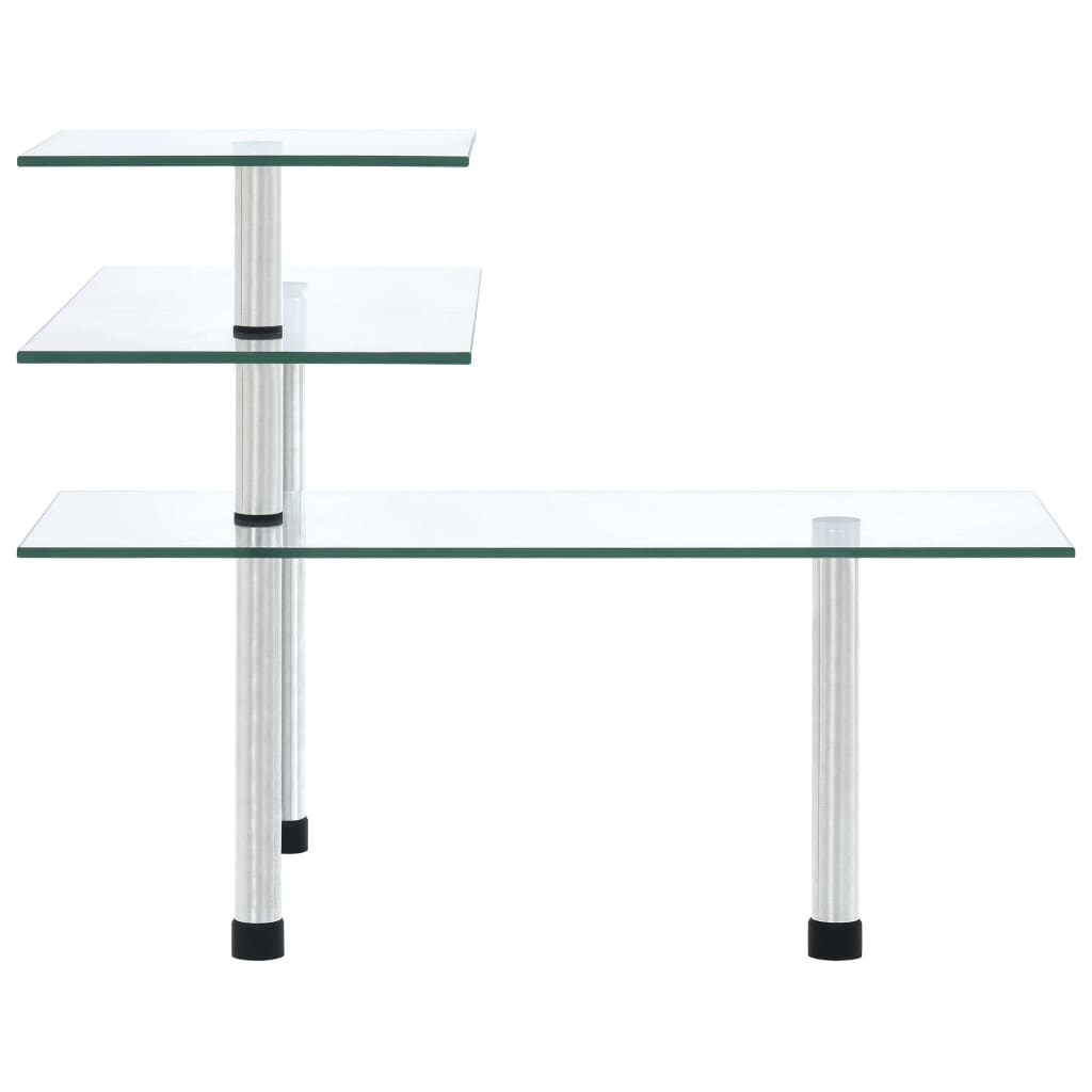 VidaXL corner cupboard kitchen 3-layer hardened glass