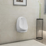 Vidaxl Wallurinoir with coil valve Ceramic White