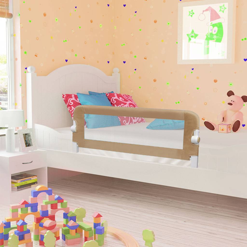 Vidaxl Bett Chartsy Toddler 102x42 cm Polyester Taupe