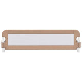 Vidaxl Bett Chartsy Toddler 150x42 cm Polyester Taupe